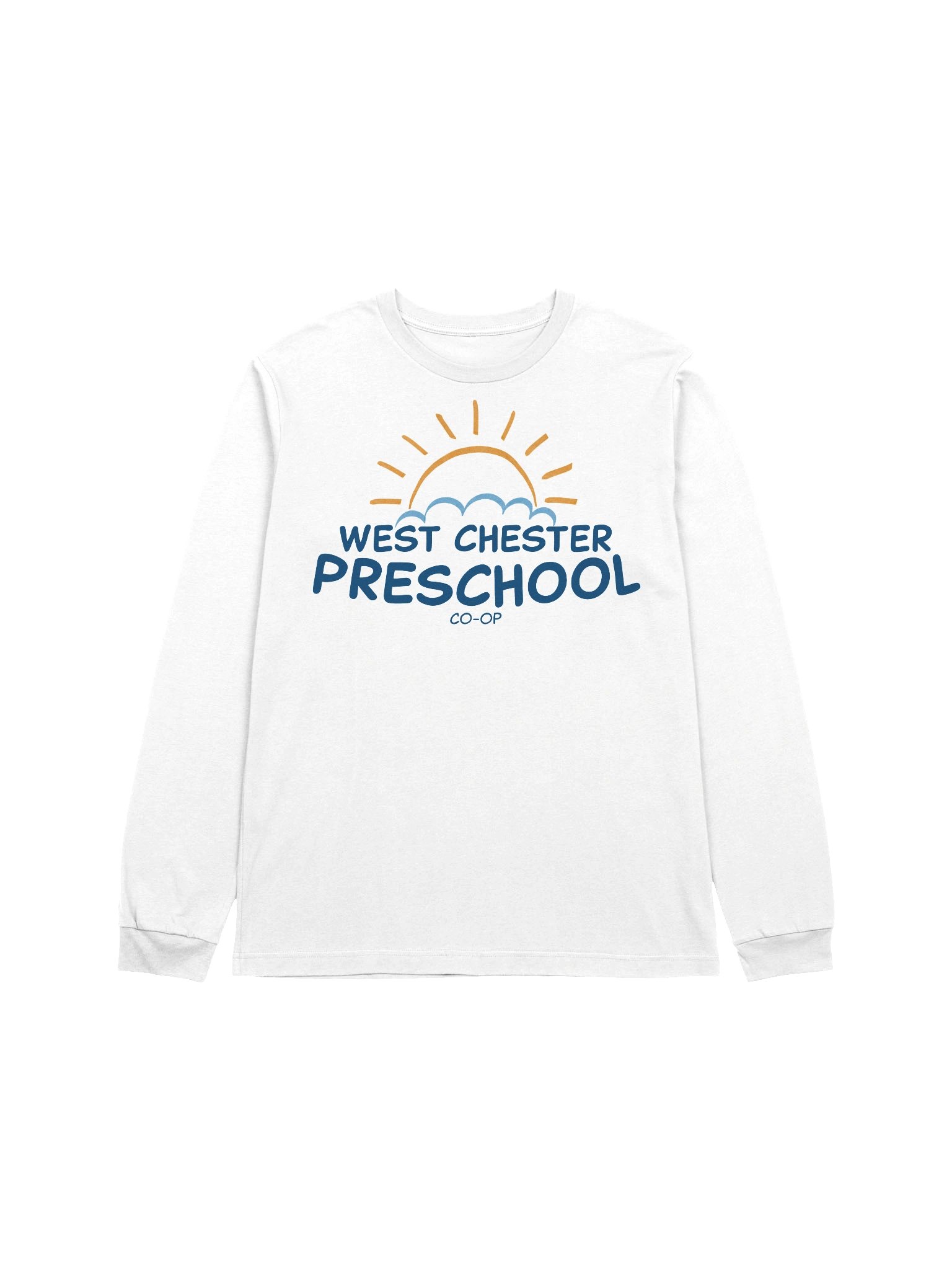 Unisex White Long Sleeve Tee product image (1)
