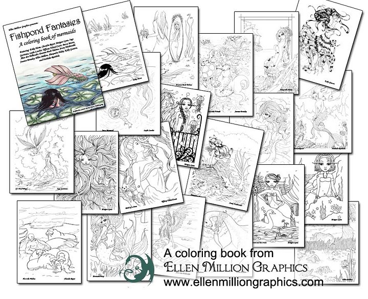 Mermaid Fantasies - Coloring Books product image (2)