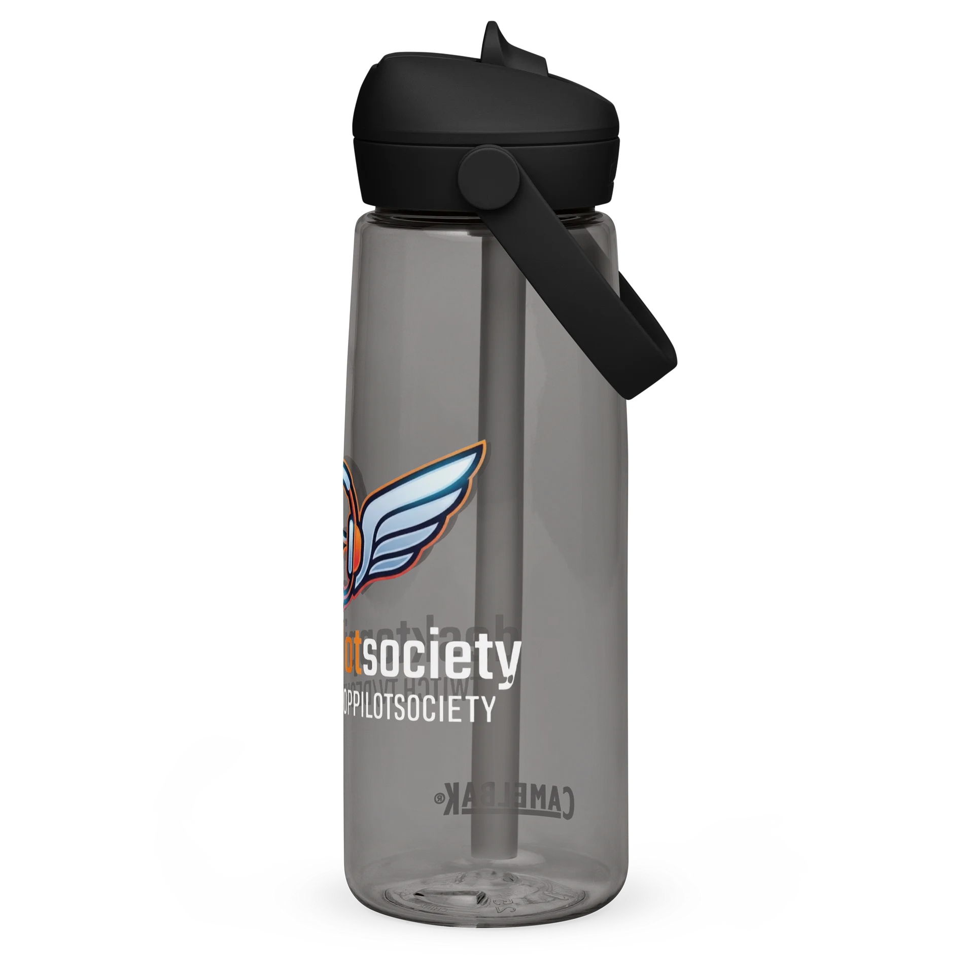 Winged Aviator Flip Straw Water Bottle product image (10)