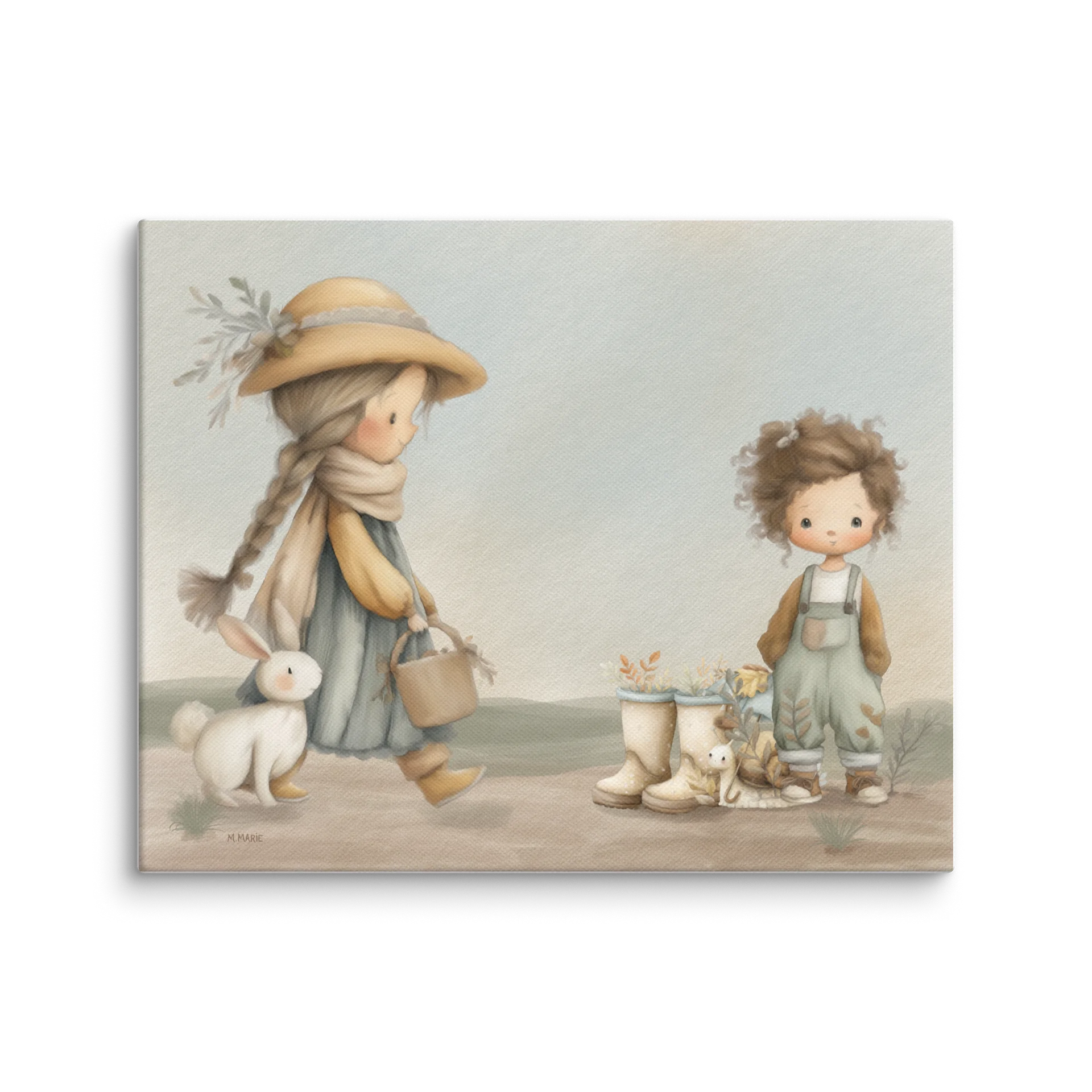 Morning Walk on Canvas product image (1)