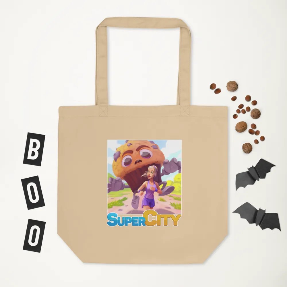 Super City Cupcake Runner Eco-Friendly Tote Bag product image (7)