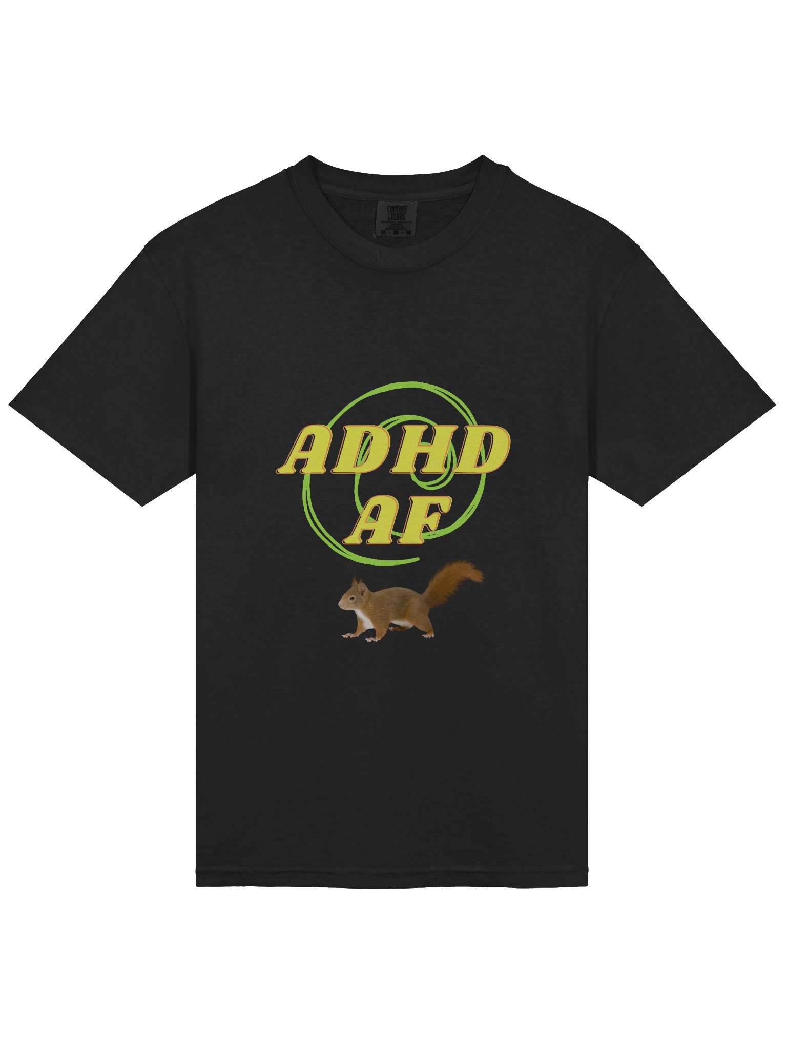 ADHD AF Green Swirl T-Shirt product image (6)
