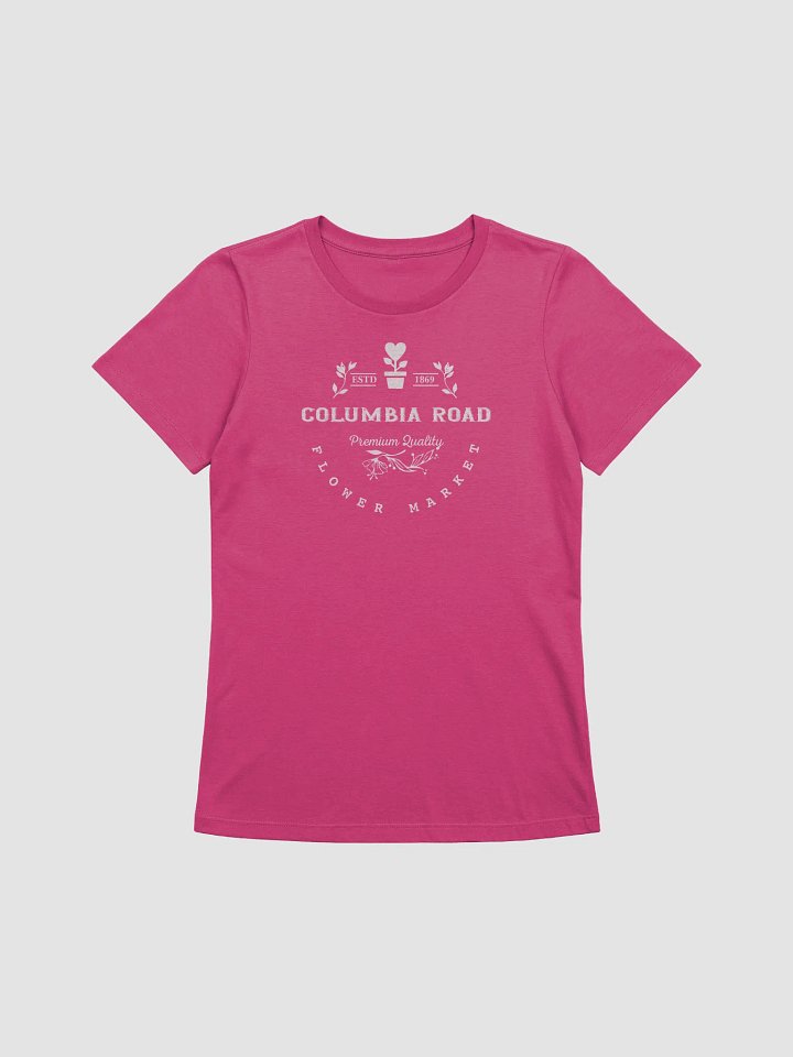 Columbia Road Market Women's Relaxed-fit T-Shirt (Pink) product image (1)