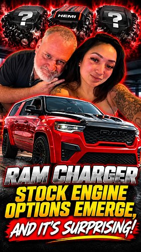 In today’s video, I get into stock engine options on the upcoming Ram charger. Yes, it’s a hemi, but it’s not the hemi that e...