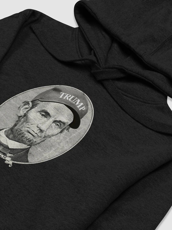 Vintage Abe Lincoln Trump Hat - Premium Hoodie product image (2)