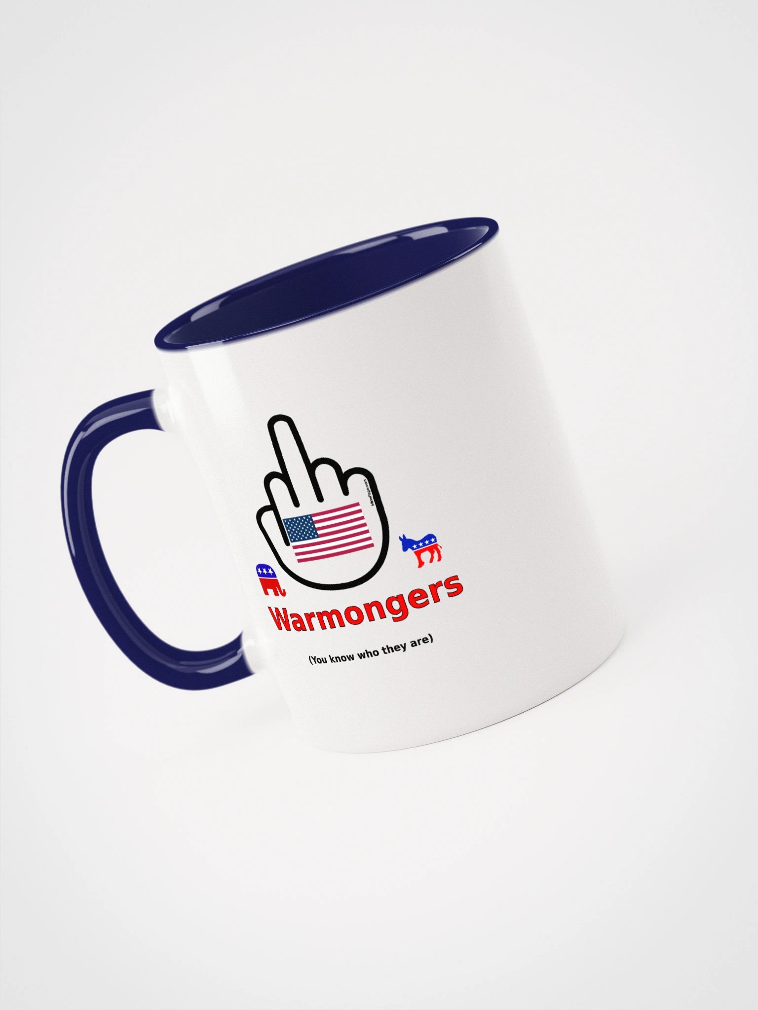 Two-tone Ceramic Mug-MisterFinger-War-B product image (36)