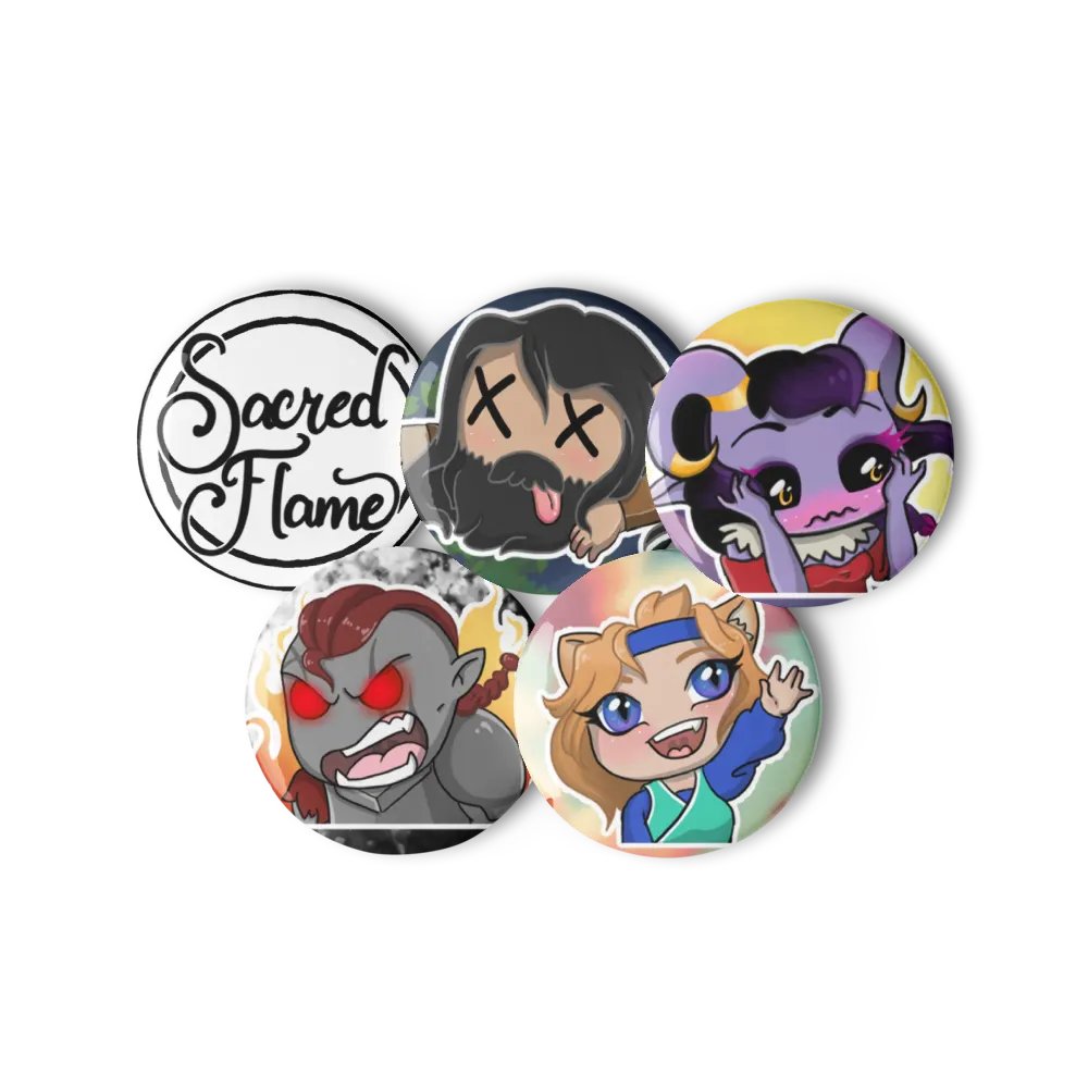 Main cast Emote Pins product image (11)