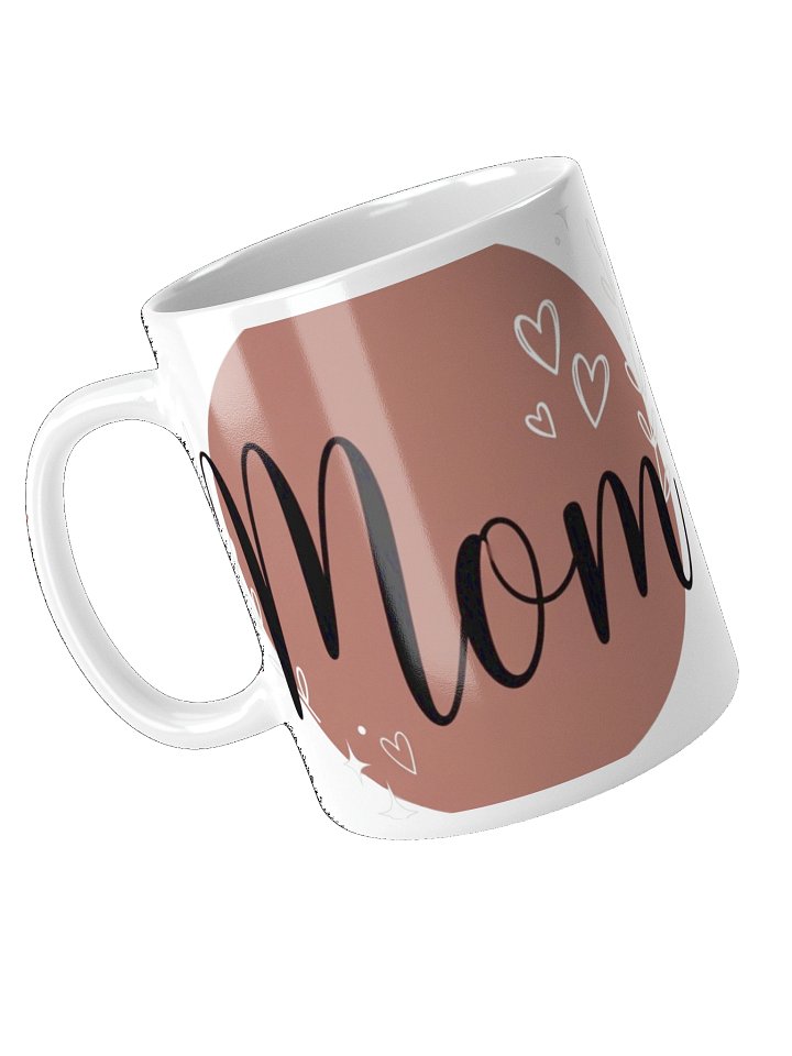 Minimalist Pastel Circle Mom Ceramic Mug product image (1)