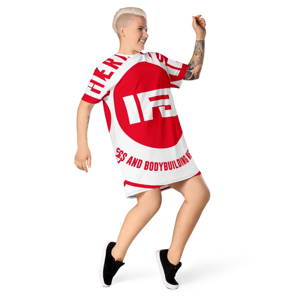 IFBNewsfeed.Org's All-Over Print T-Shirt Dress product image (5)