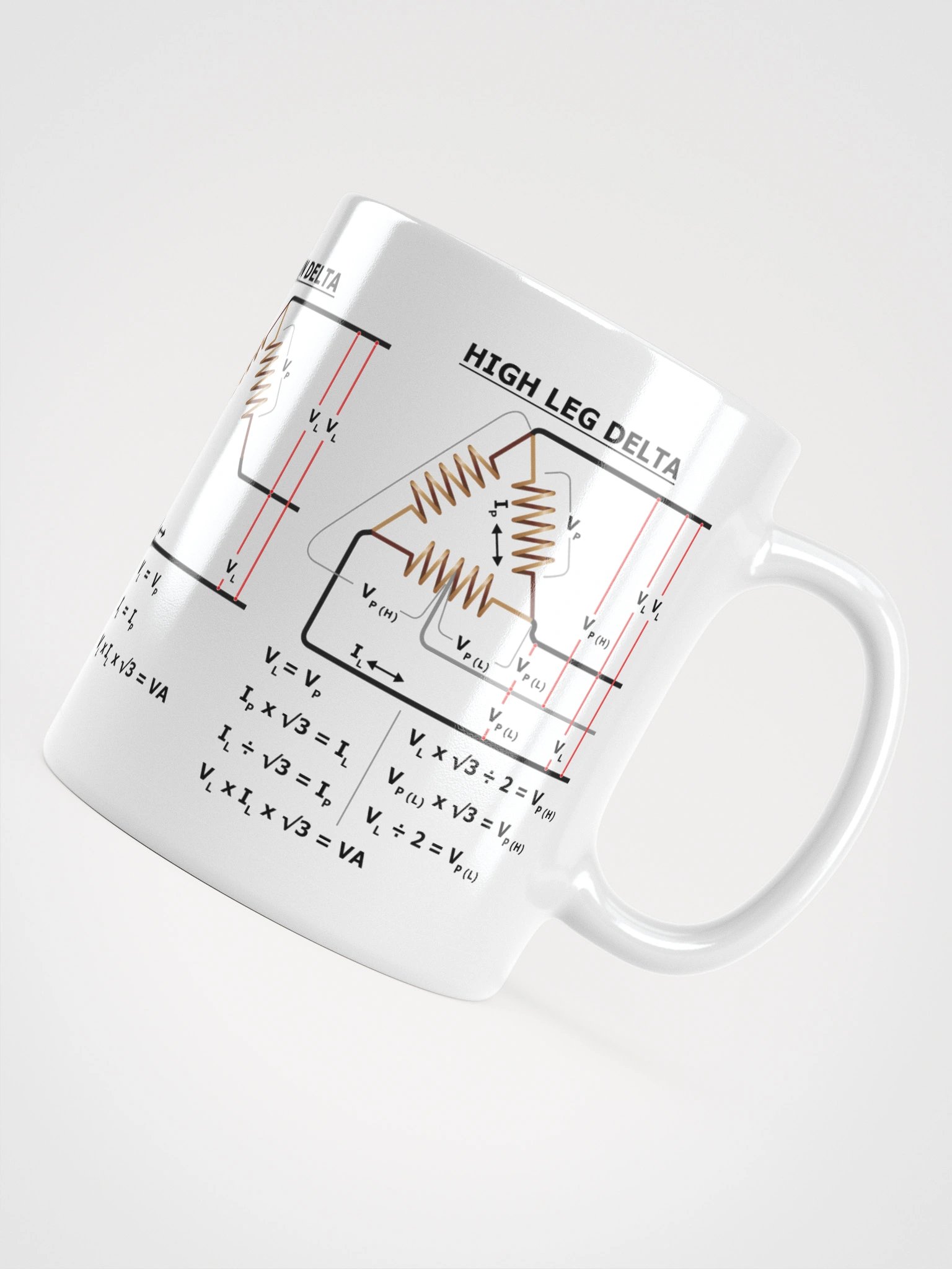 3 Phase Transformer Mug - White product image (11)