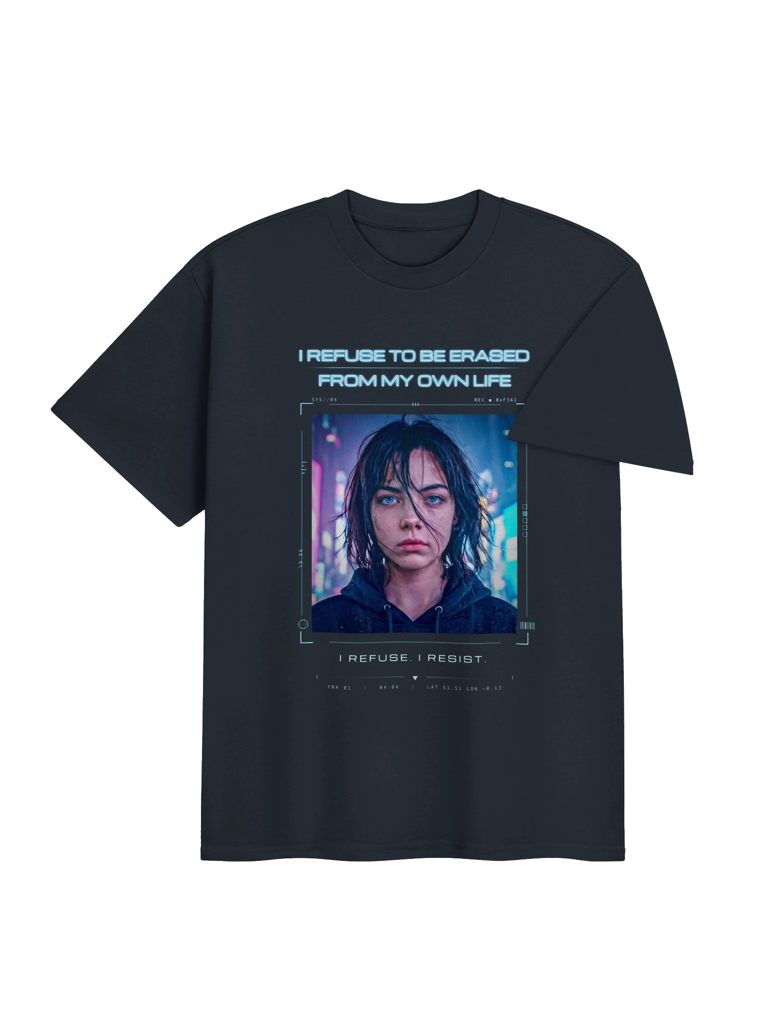 I Refuse To Be Erased From My Own Life: I Refuse. I Resist. T-Shirt product image (12)