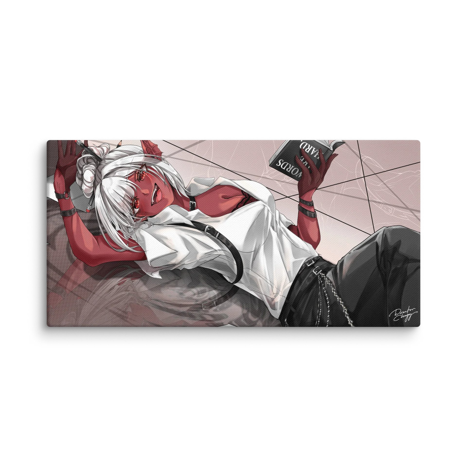 Words are Hard Canvas Wall Art product image (1)