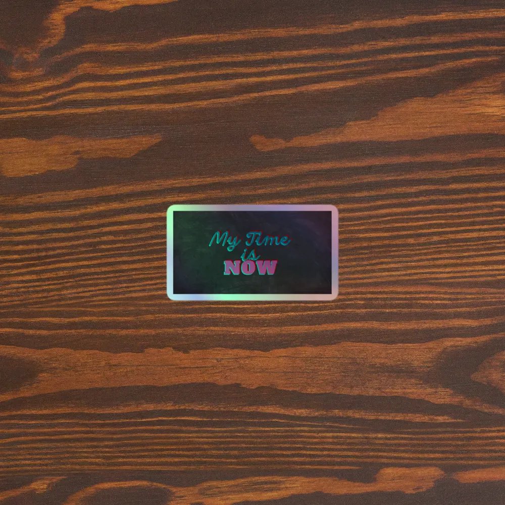 Now or Never Holographic Sticker Sheet product image (5)