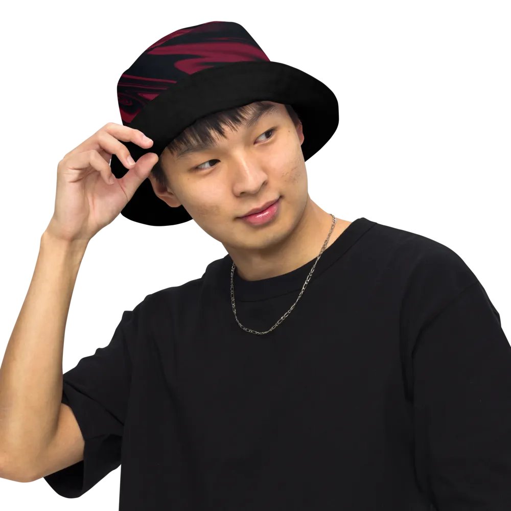 Stylish Swirl Reversible Bucket Hat product image (8)