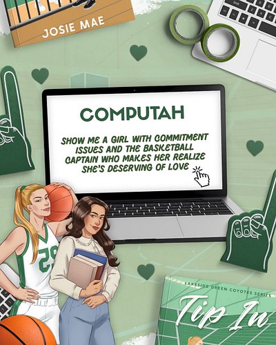Computah… show me sapphic romances!! 💚

Tip In, Bank Shot, and With Spirit by Josie Mae are available NOW!

TIP IN includes:
...
