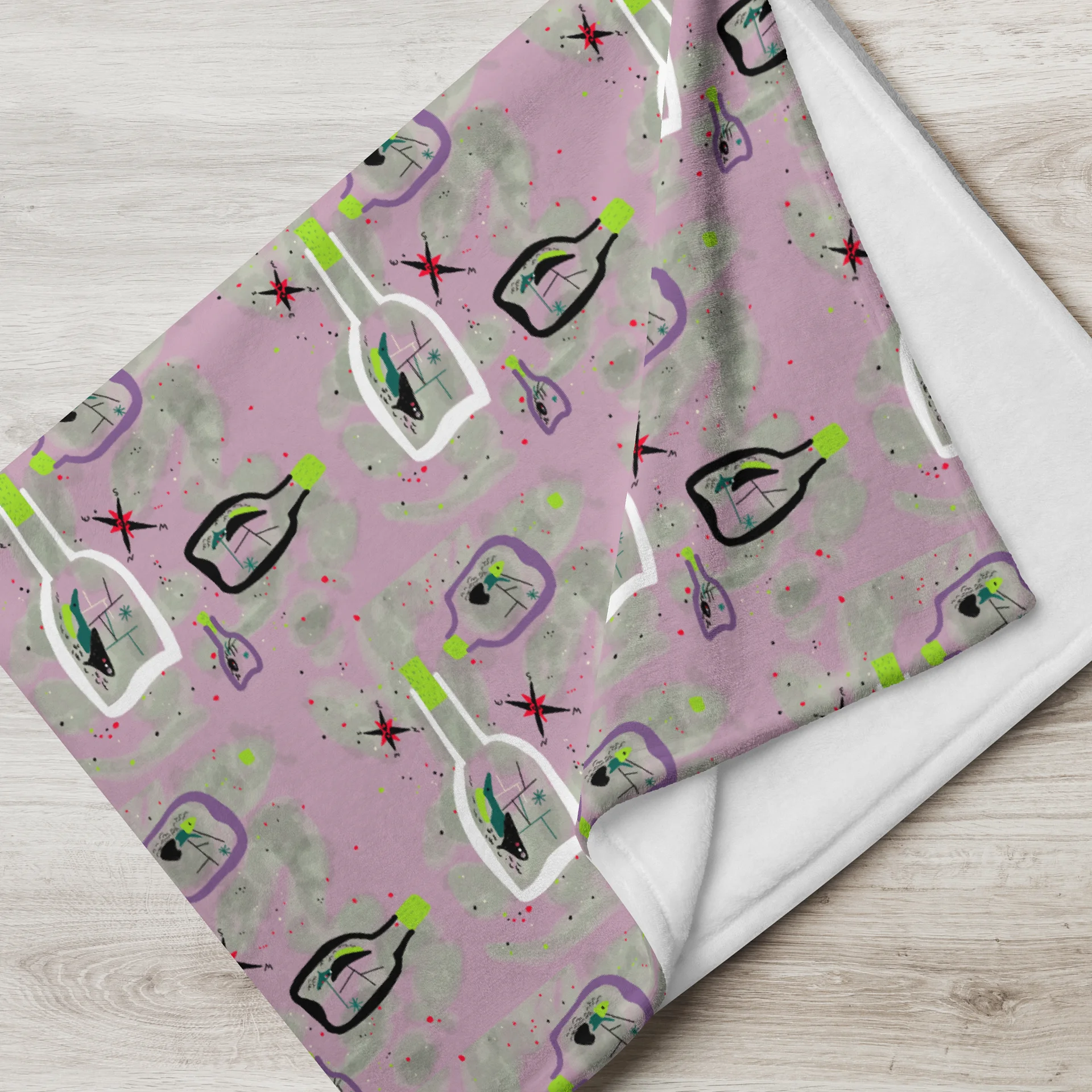 Mad science Pattern Throw Blanket product image (7)