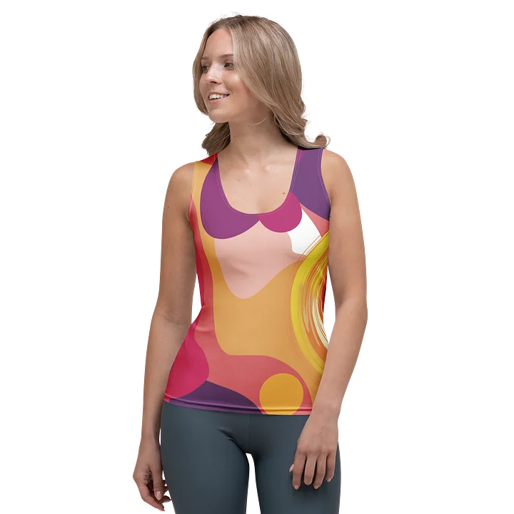 Activewear Tanktop „Artistic Flow“ – Elastisches Sport-Top product image (1)