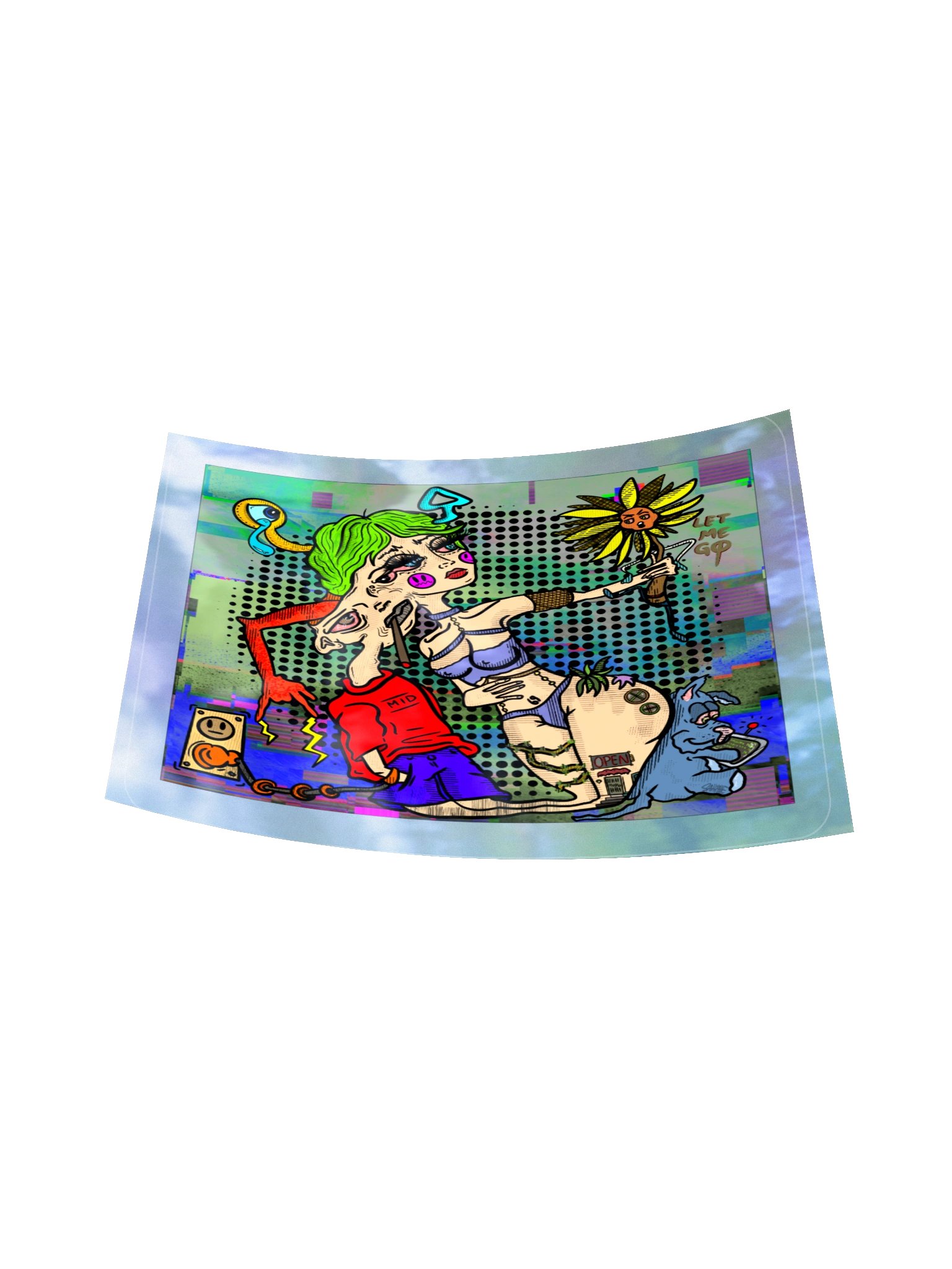 DONT LET GO Holo Sticker product image (16)