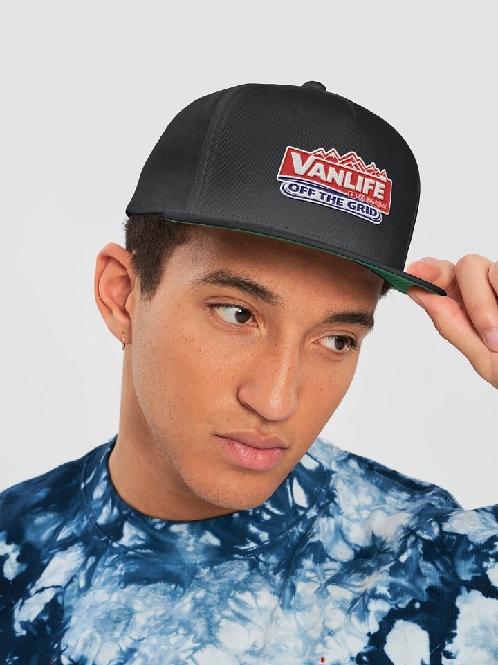Vanlife - Off the Grid Black Snapback Hat product image (1)