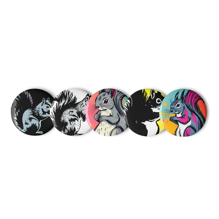 Squirrel Chic Pin Button Set product image (1)
