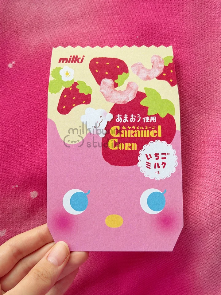Strawberry Caramel Corn Postcard product image (2)