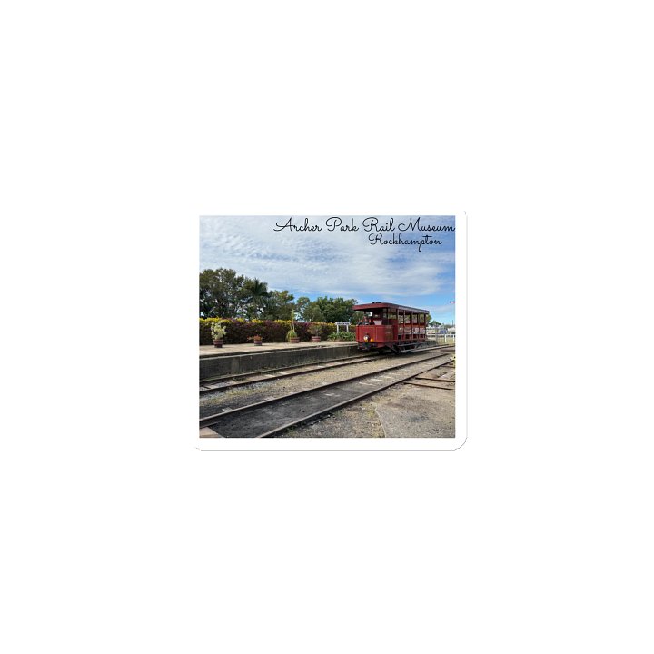 Archer Park Rail Museum Purrey Steam Tram Magnet product image (1)
