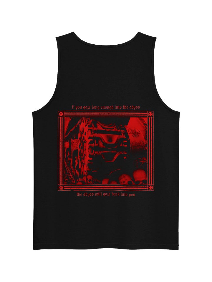 FEEL THE FEAR TANKTOP BACKPRINT RED product image (2)
