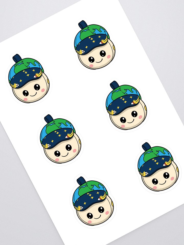 Nasa Rise Plush Stickers | Artemis 2 Space Mission Decals product image (1)
