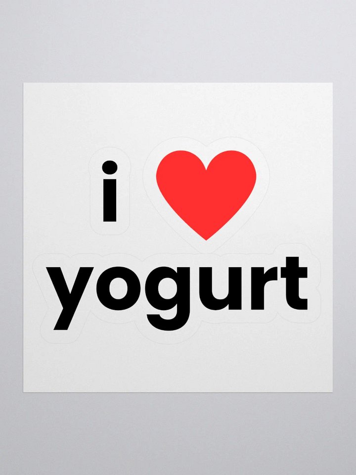 "i ❤ yogurt" sticker product image (1)
