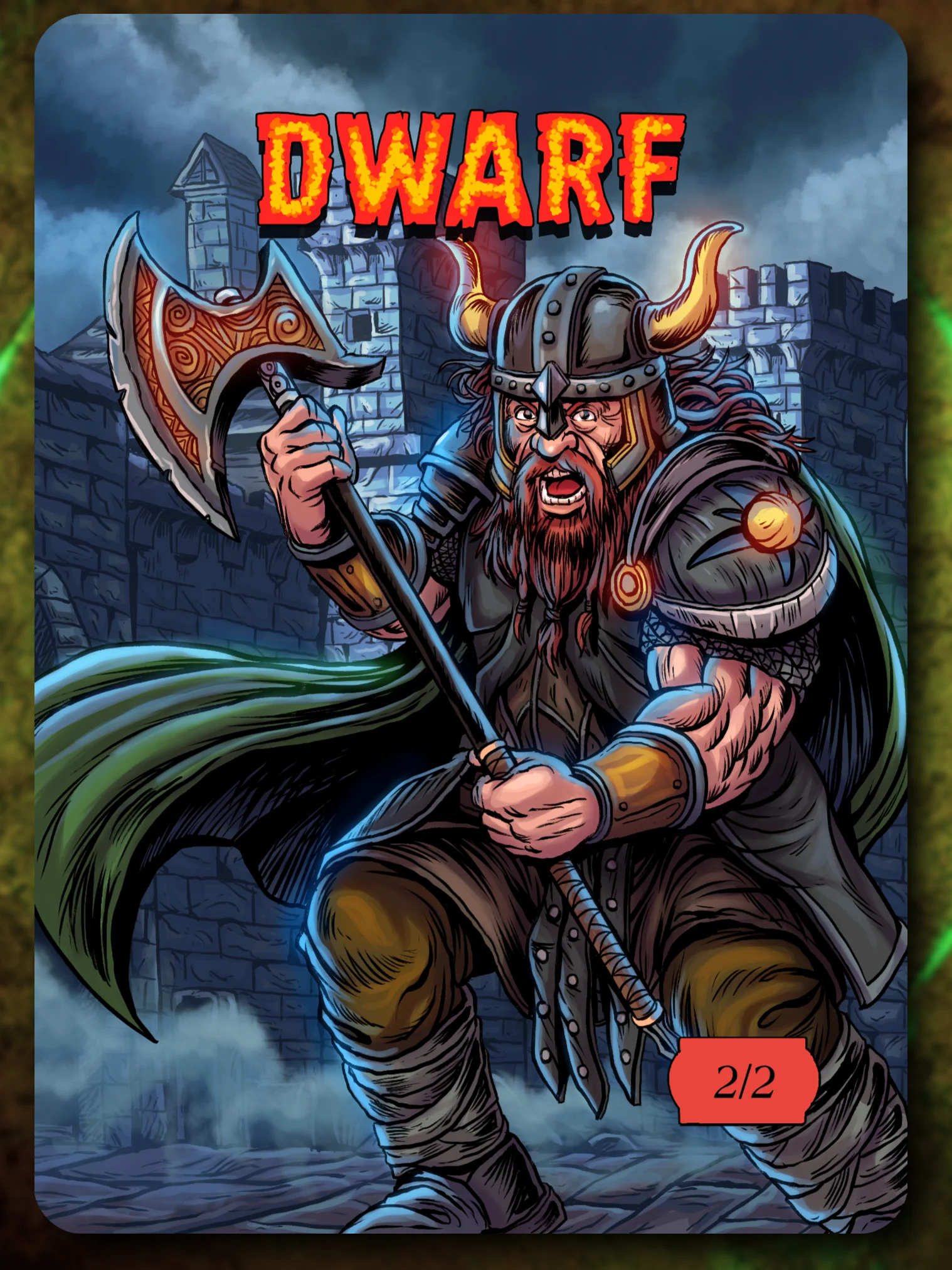 Dwarf 2/2 Full Art Token product image (1)