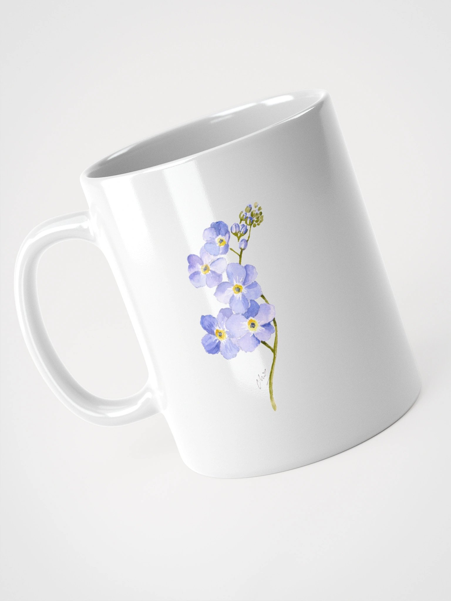 Delicate Violet Watercolor Mug product image (4)