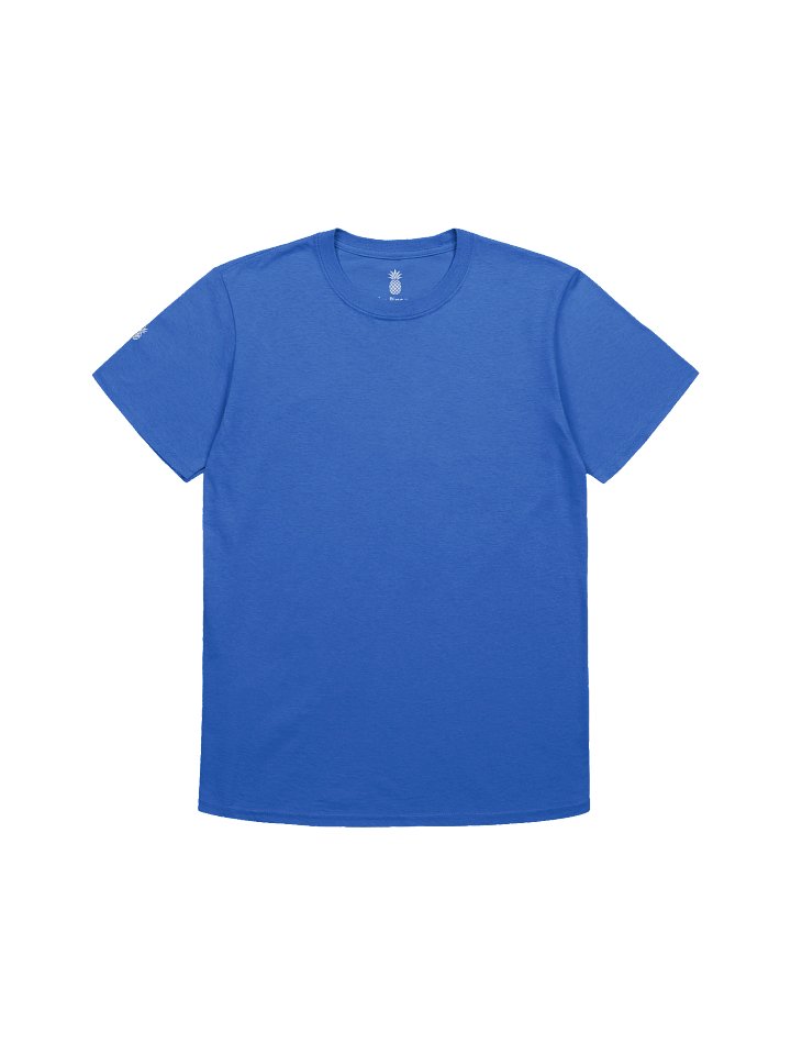 Relaxed Fit Lightweight Lucky Pineapple® Minimalist Sleeve Solid Color Unisex T-Shirt (Blue Colors) product image (2)