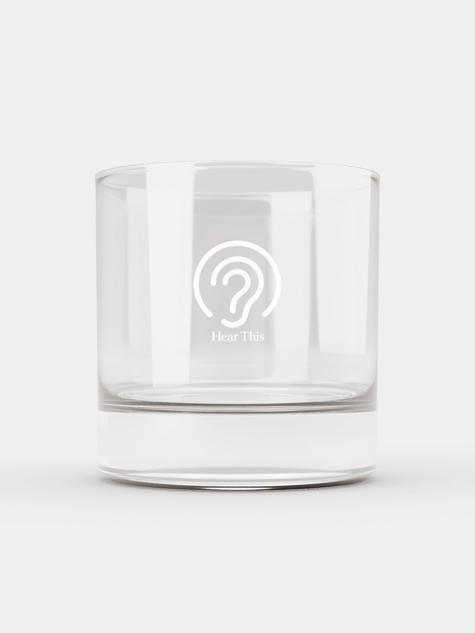 Rocks Glass - White Print product image (1)
