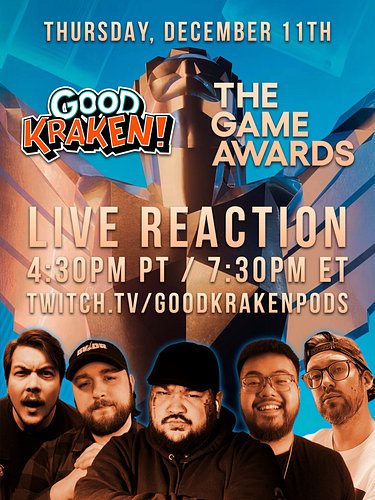 We are co-streaming the 2025 Game Awards!!! Join us on Thursday, December 11th at 4:30PM Pacific Time as we celebrate all of ...