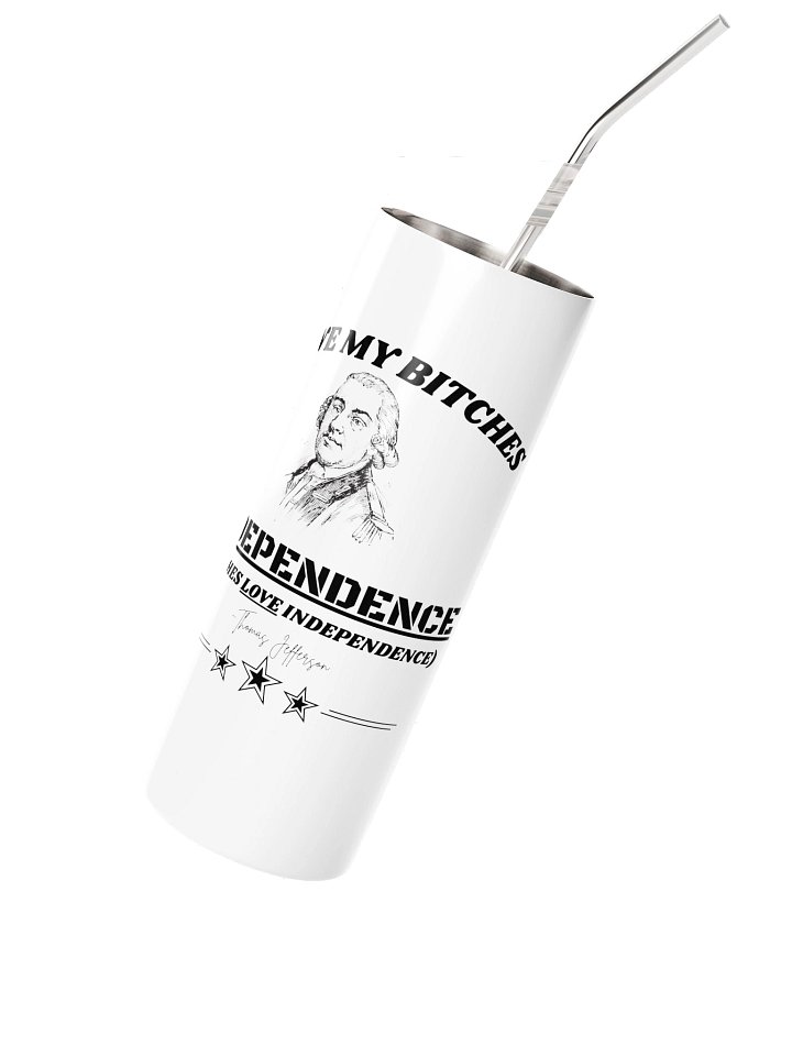 Give Em Independence White Tumbler product image (2)