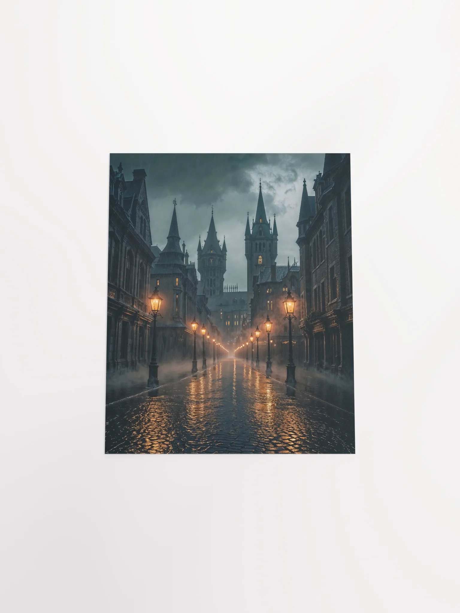 Gothic Rainlit Reverie Matte Poster product image (29)