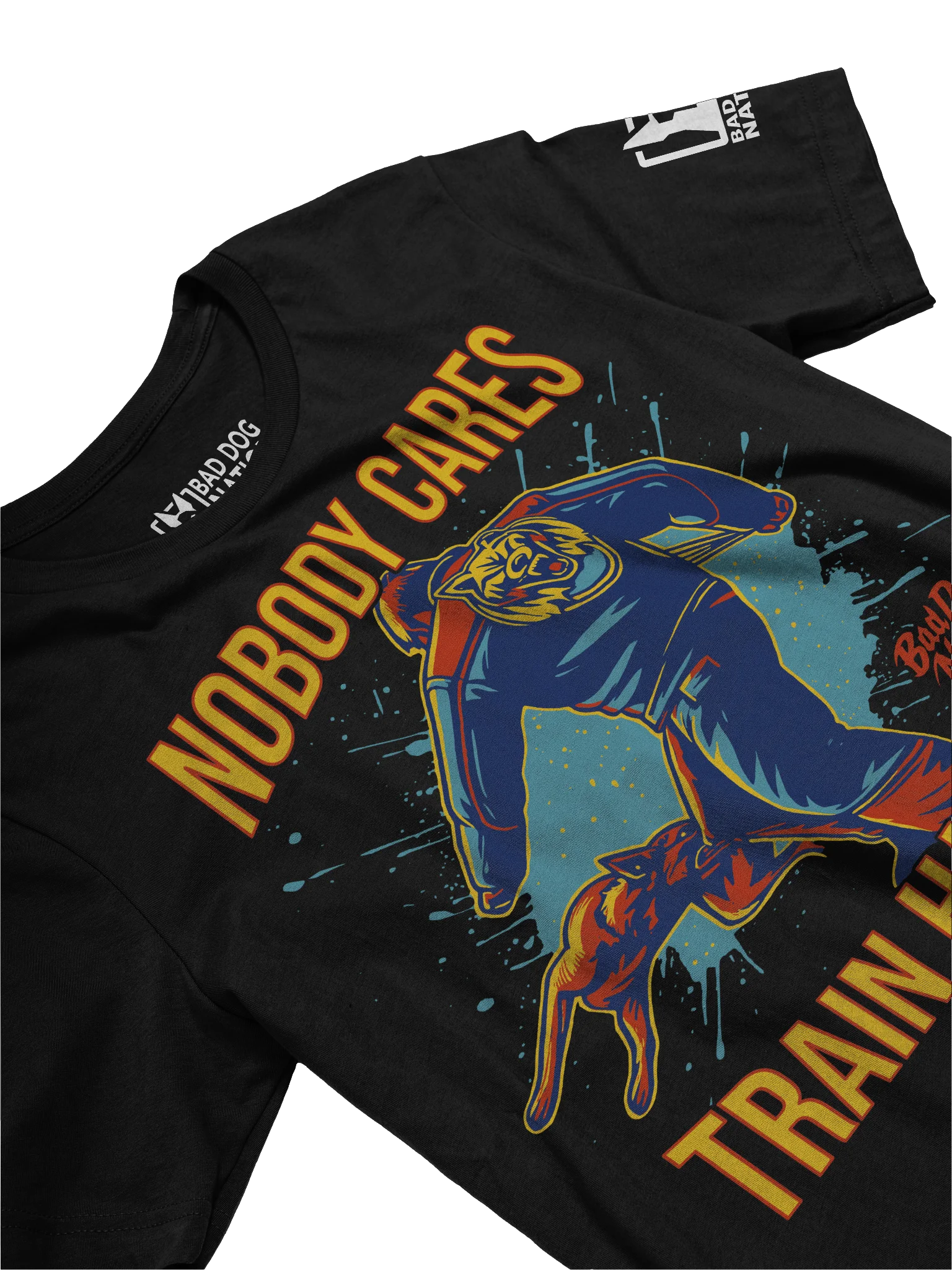 NOBODY CARES, TRAIN HARDER - PREMIUM ADULT UNISEX T-SHIRT product image (7)