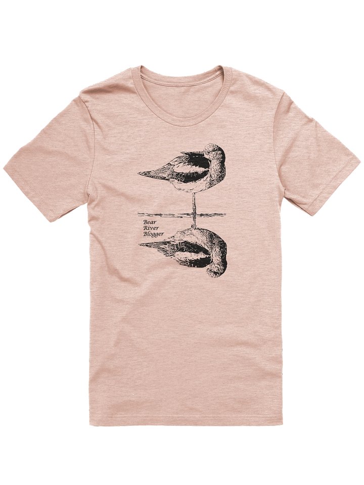 American Avocet Reflection Birdwatching T-Shirt product image (61)