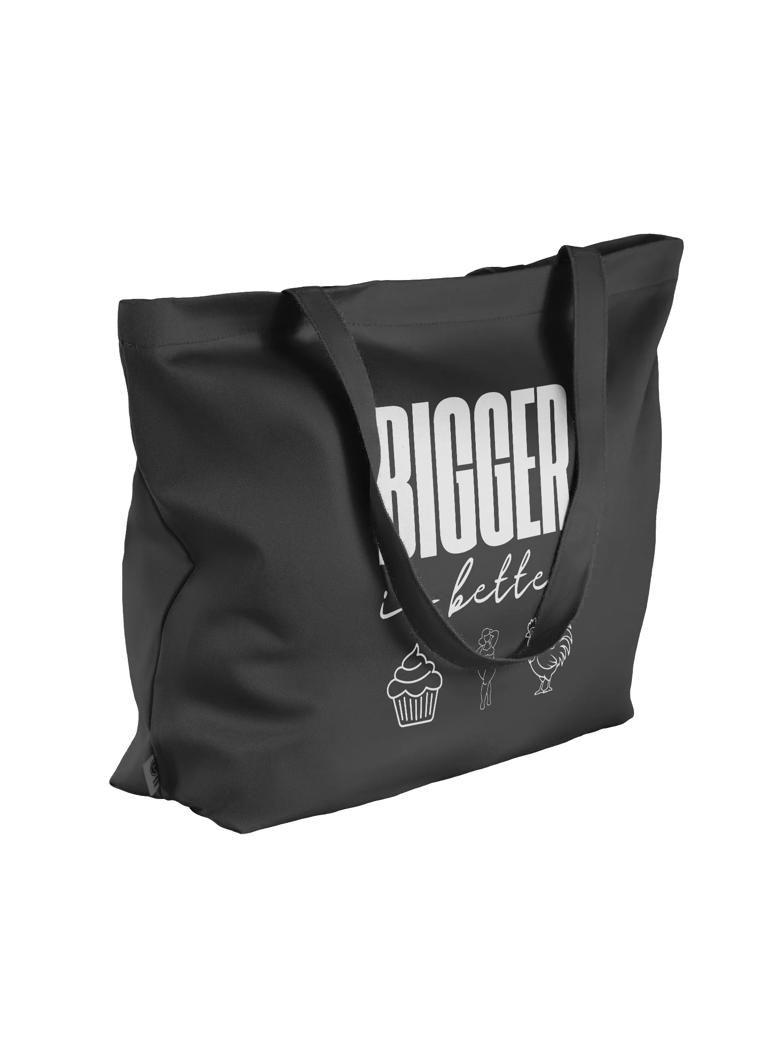 BIGGER is Better Organic Tote product image (4)