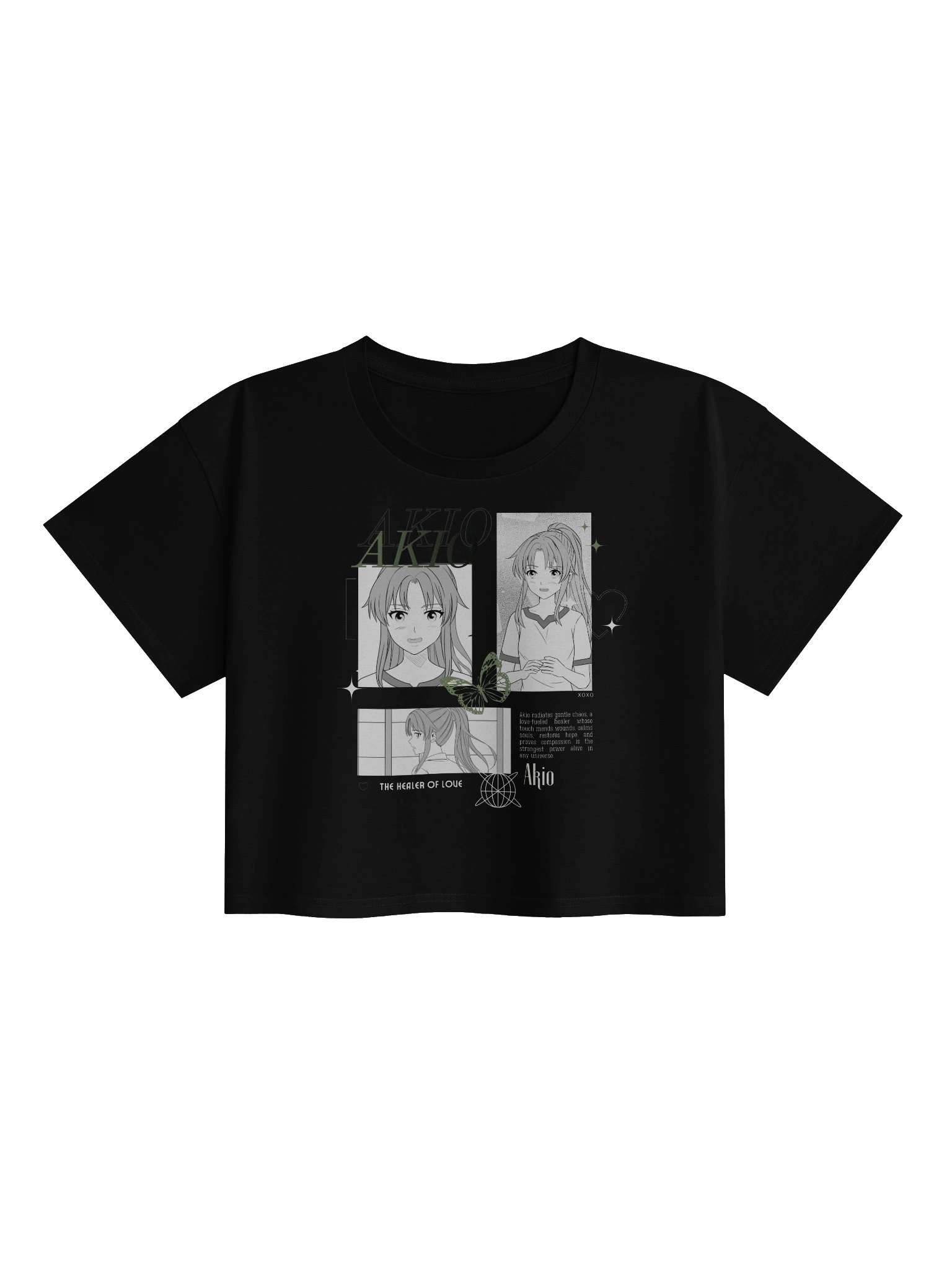 Akio: Love-Fueled Healer Women's Crop Top product image (1)