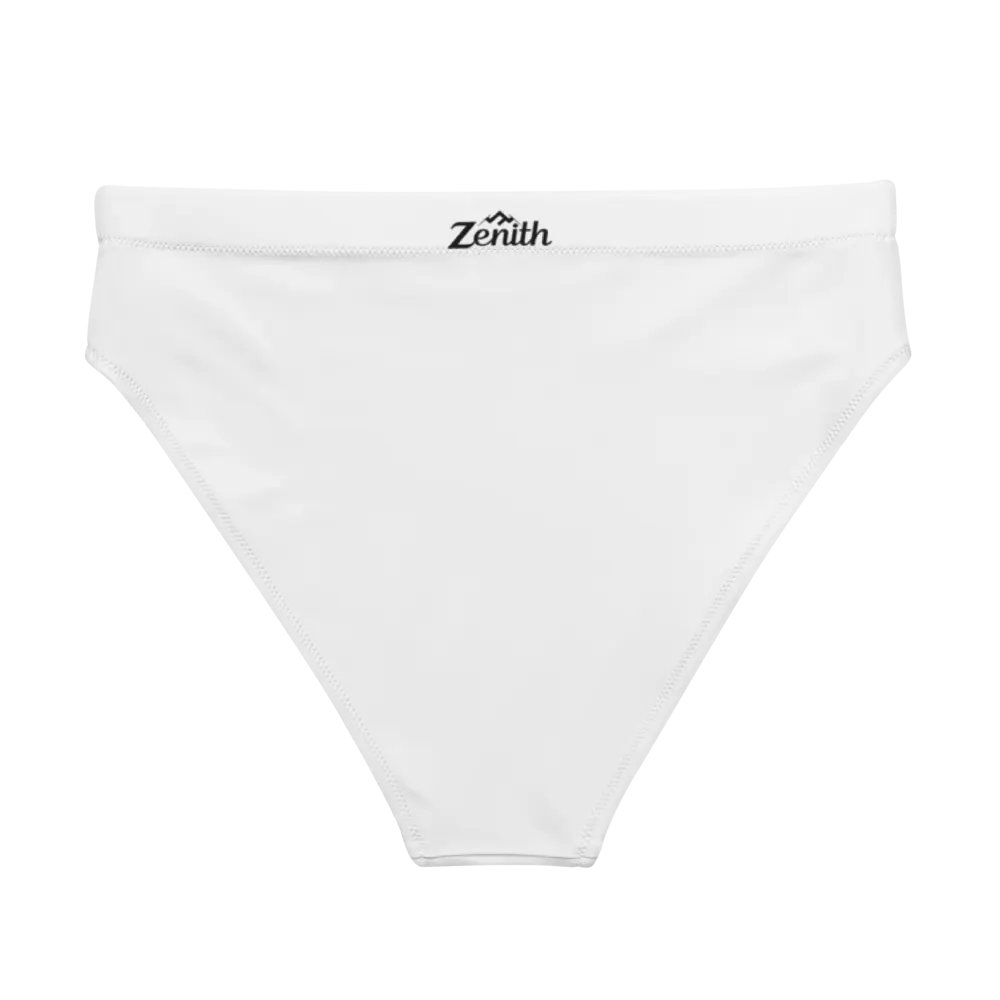 Zenith Eco-Friendly High-Waisted Bikini Bottom - Recycled Polyester, Sizes 2XS-6XL product image (2)