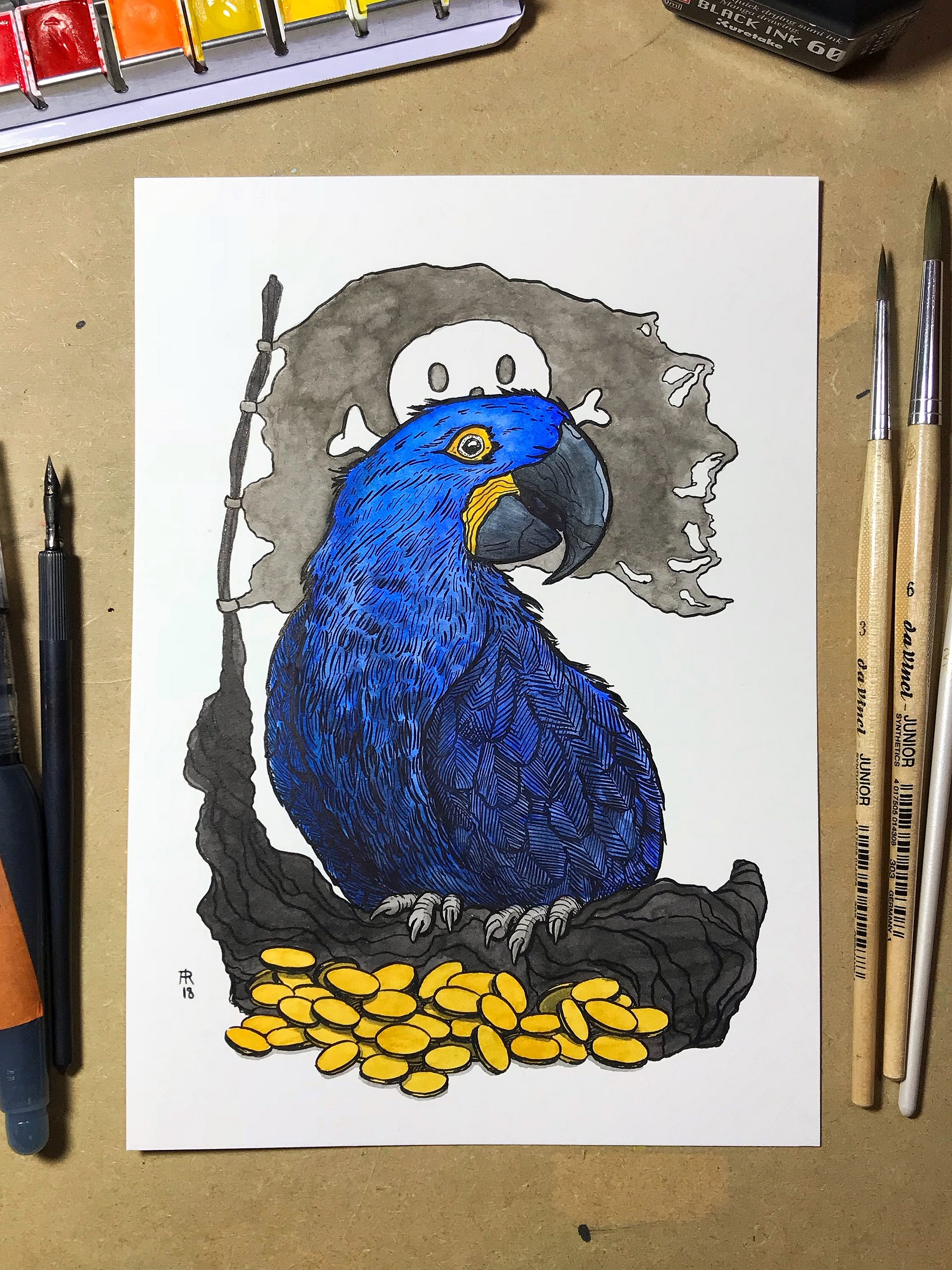 original painting : pirate product image (2)