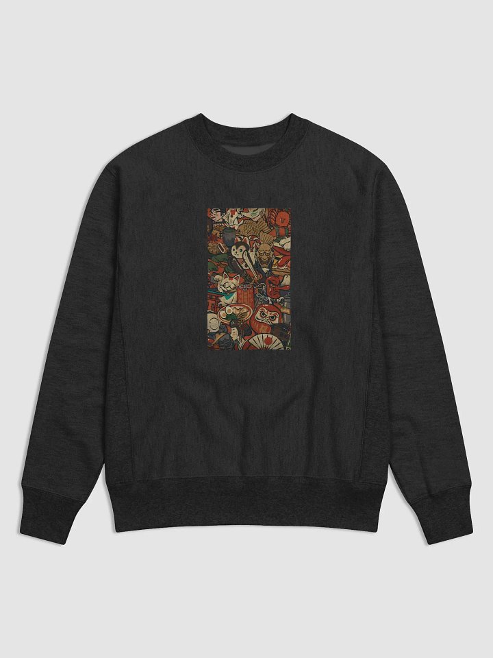 FOYO Champion crewneck Japanese theme product image (1)