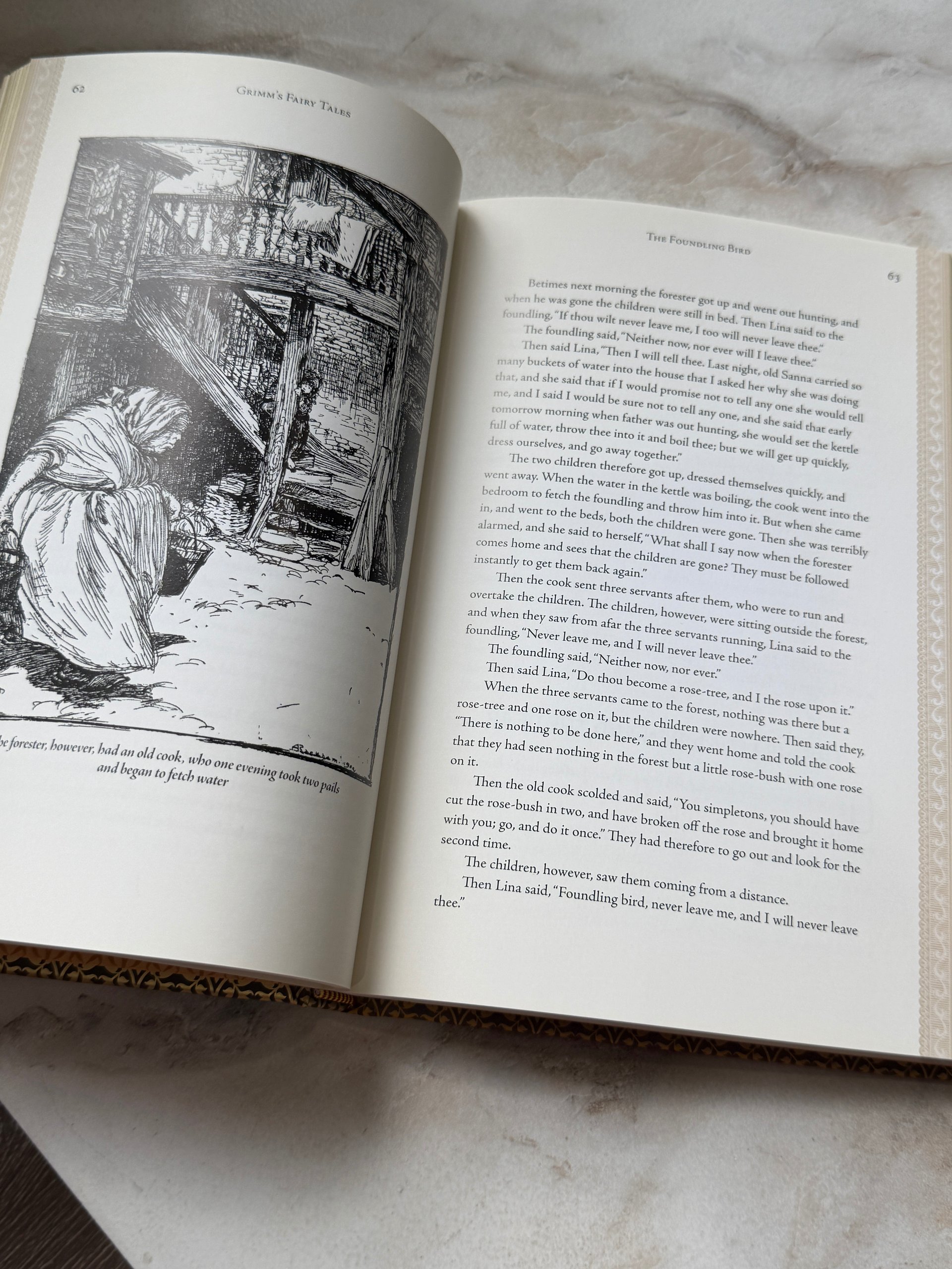 2018 | Grimm’s Fairy Tales | Brothers Grimm | Arthur Rackham Illustrated Hardcover product image (4)