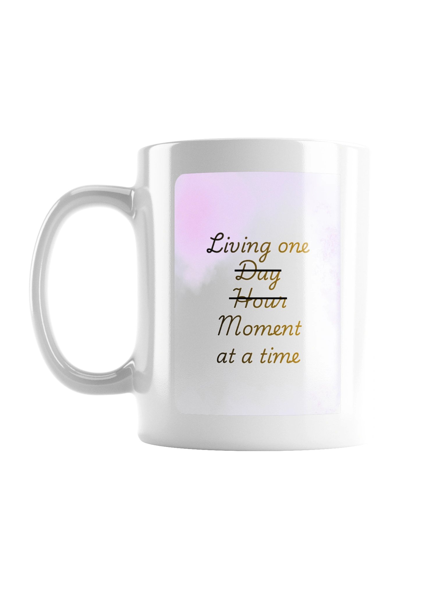 Mind Matter- Living One Moment at a Time- White Mug product image (2)