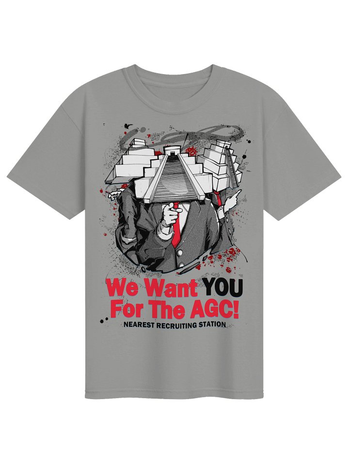 AGC RECRUIT TEE GRAY product image (1)