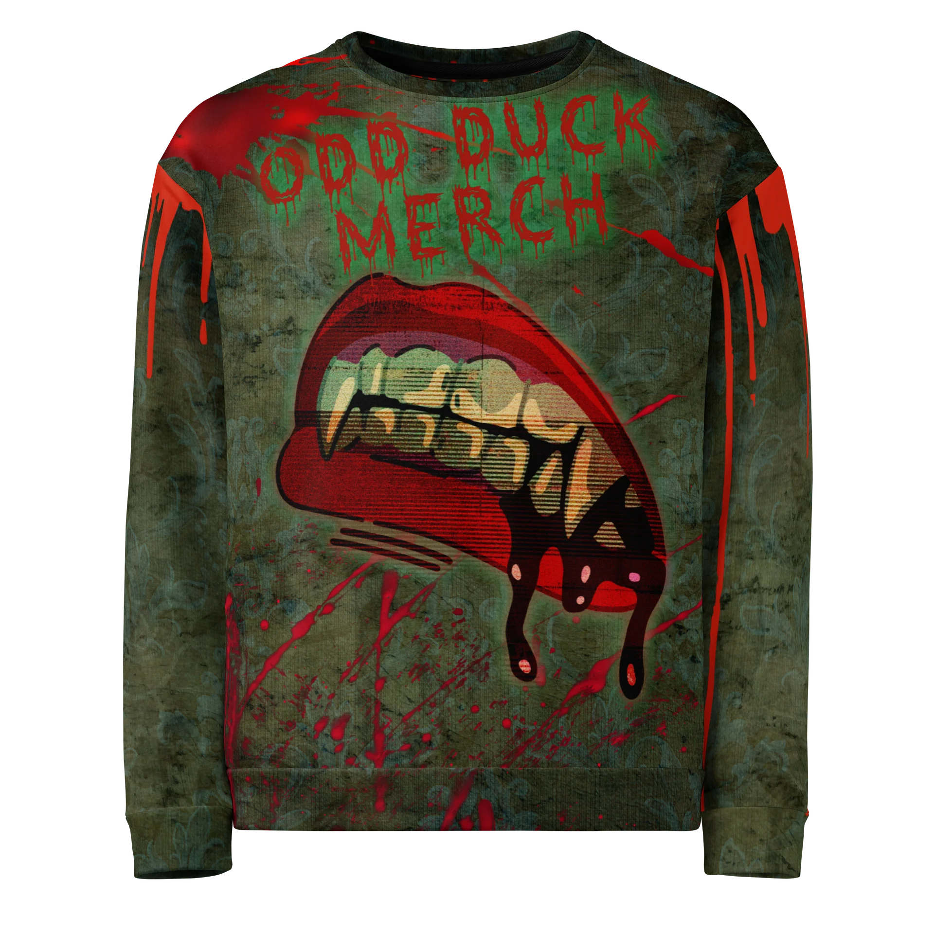 Odd Duck Merch Fangs Sweatshirt product image (1)