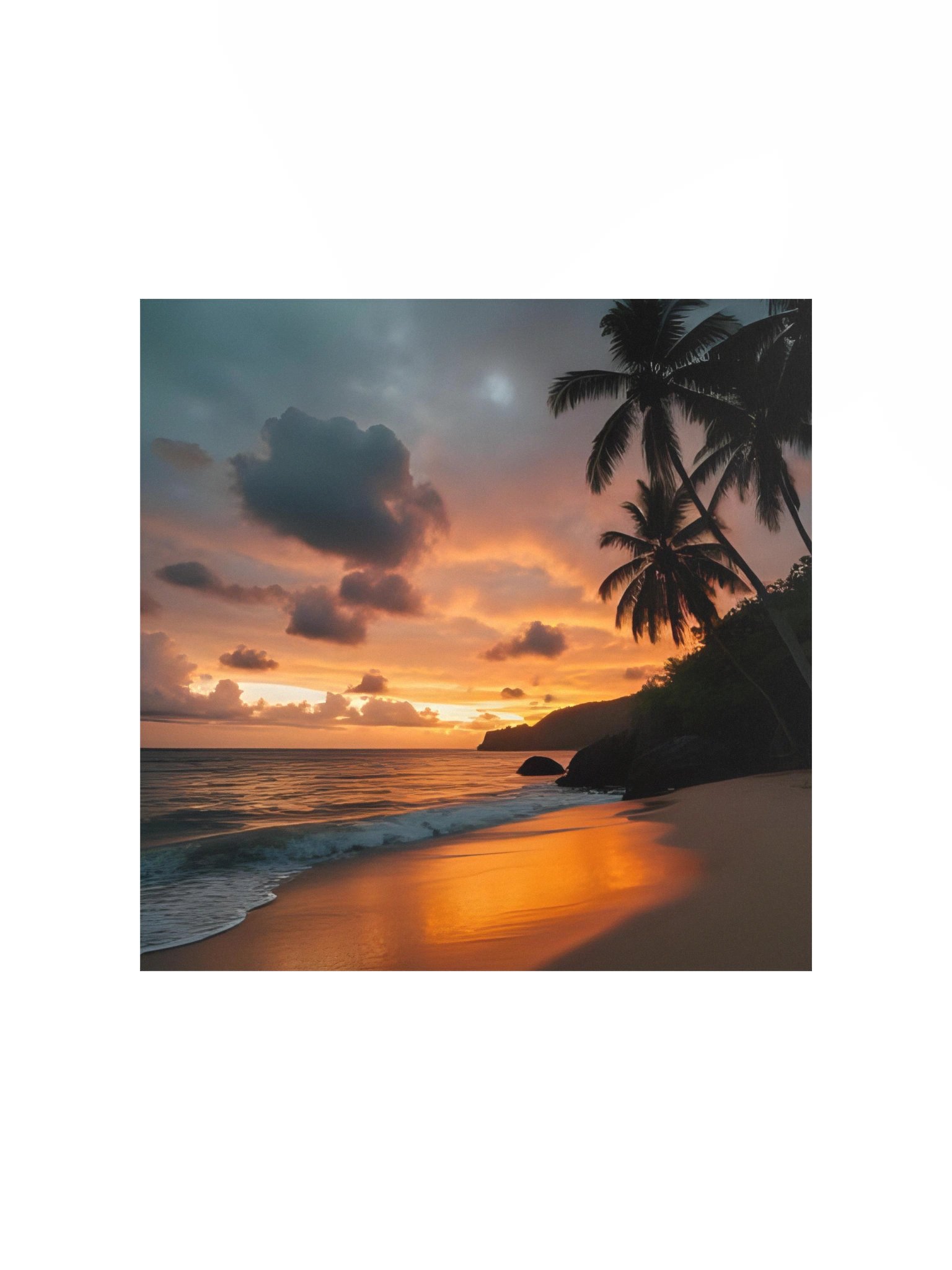 Sunset Serenity Matte Poster product image (2)