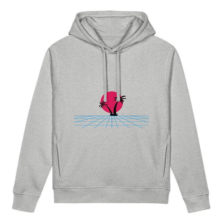 Retro Sunset Grid Unisex Hoodie product image (1)