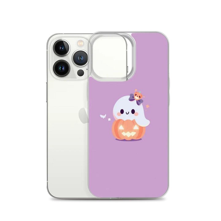 Spooky Pumpkin Ghost iPhone Case product image (28)